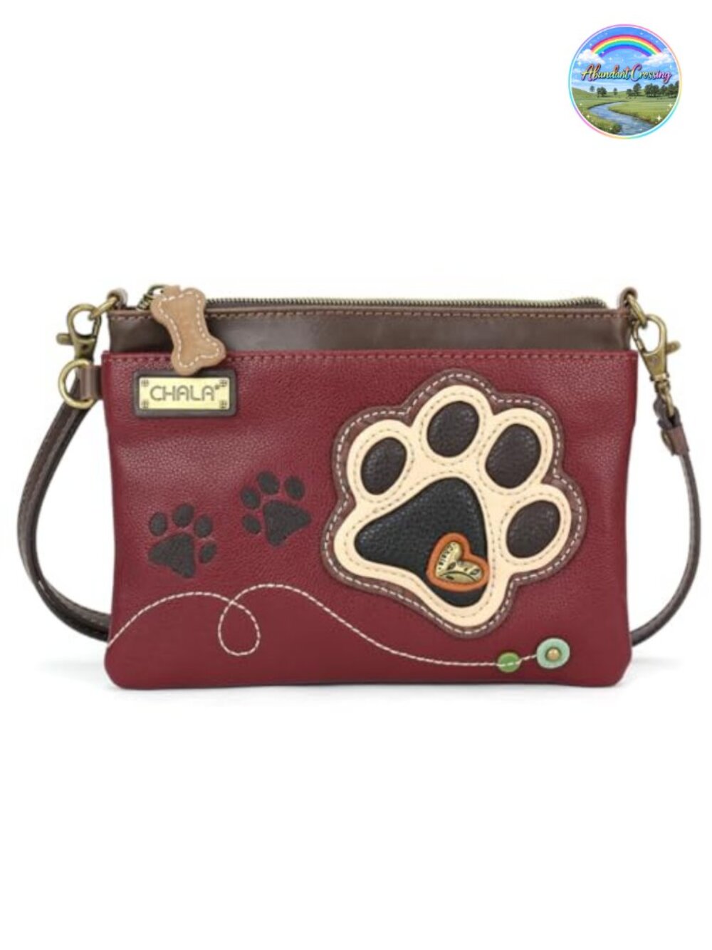 CHALA Mini Crossbody Purse Convertible Strap PU Leather Envelope Style